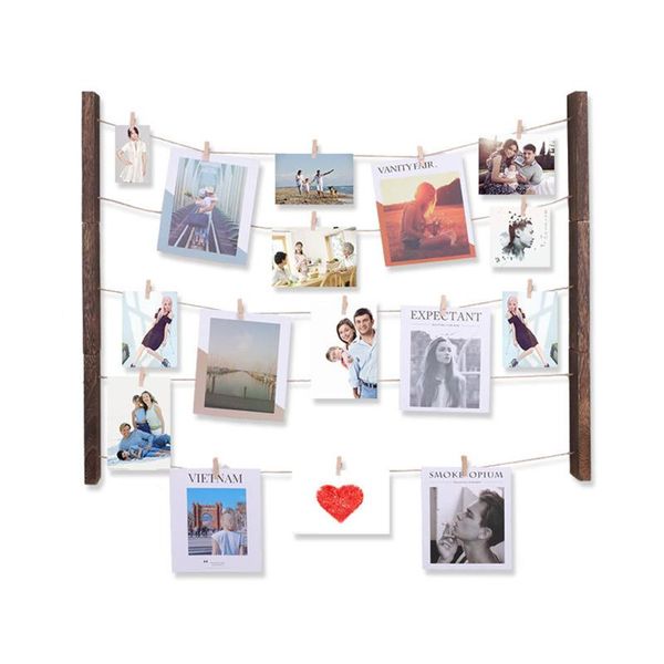 home decoration wall hanging picture frame simple wooden belt p clip p rope background wall decoration
home decoration wall hanging picture frame simple wooden belt p clip p rope background wall decoration
