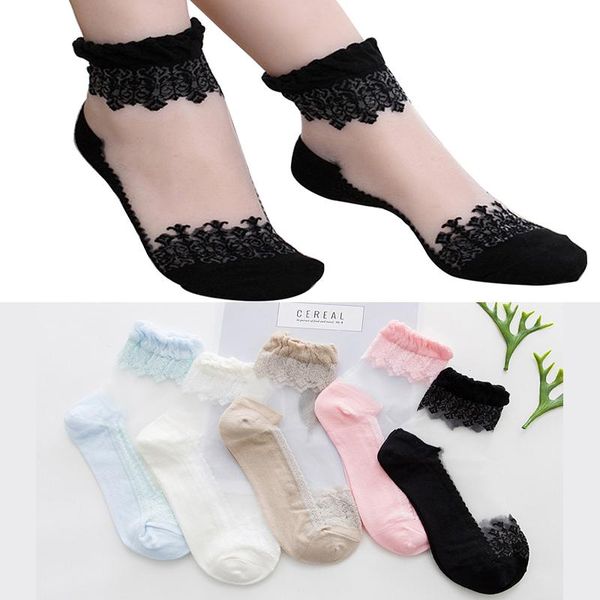 socks & hosiery 4/5pair ultrathin transparent womens ankle solid colors summer lace elastic breathable 3d short low cut, Black;white
socks & hosiery 4/5pair ultrathin transparent womens ankle solid colors summer lace elastic breathable 3d short low cut, Black;white