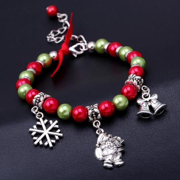 charm bracelets jewelry accessories santa claus christmas elements snowflake pendant fashion red color strand bangles copper, Golden;silver
charm bracelets jewelry accessories santa claus christmas elements snowflake pendant fashion red color strand bangles copper, Golden;silver