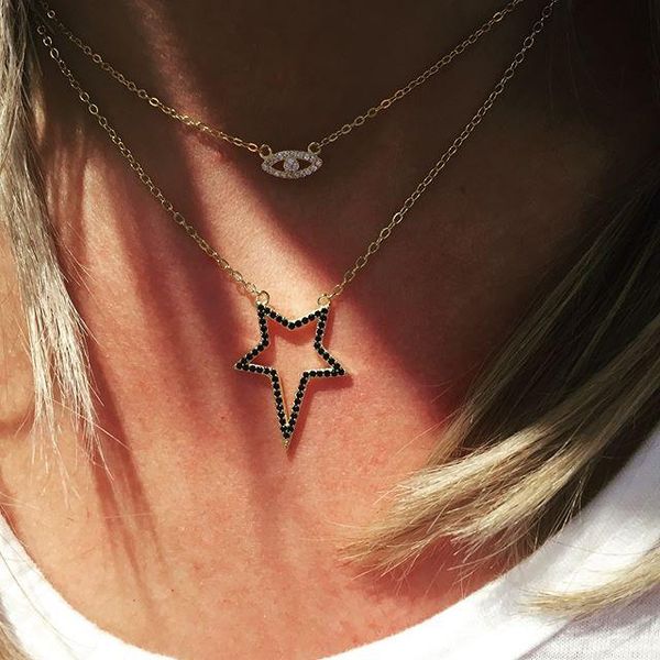 2020 925 sterling silver delicate black cz necklaces shiny star pendant necklaces women girls fashion jewelry
2020 925 sterling silver delicate black cz necklaces shiny star pendant necklaces women girls fashion jewelry