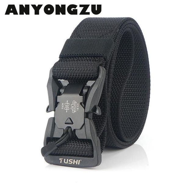 men belt new magnetic buckle tactical belt multifunctional nylon outdoor training quick removal trouser 17 color choice black, Black;brown
men belt new magnetic buckle tactical belt multifunctional nylon outdoor training quick removal trouser 17 color choice black, Black;brown