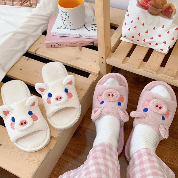 women plush slippers house ladies fluffy cute pig pattern shoes winter casual girls fashion shoe new home female slippers #m83k, Black
women plush slippers house ladies fluffy cute pig pattern shoes winter casual girls fashion shoe new home female slippers #m83k, Black