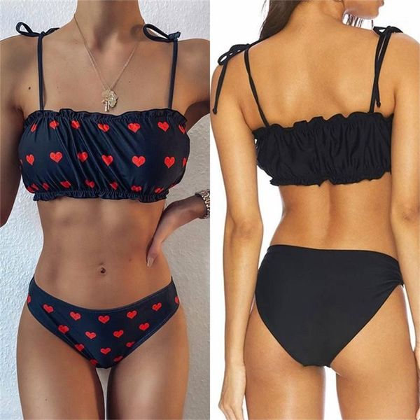 2020 new swimsuit love printed bikini bra swimsuit women brazilian bathing suit female1, White;black
2020 new swimsuit love printed bikini bra swimsuit women brazilian bathing suit female1, White;black
