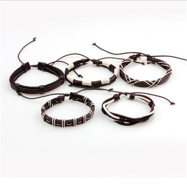 5pcs/set bracelet men multilayer leather bangles punk charm braided multi layer wrap trendy bracelet armband pulser jlliul, Golden;silver
5pcs/set bracelet men multilayer leather bangles punk charm braided multi layer wrap trendy bracelet armband pulser jlliul, Golden;silver