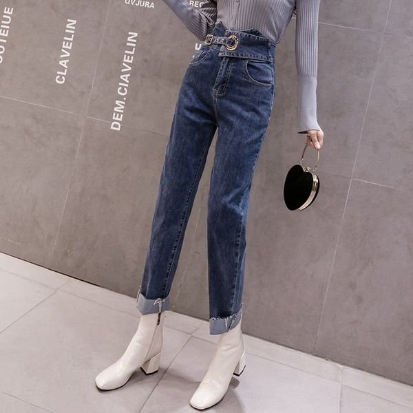 stylish high-waisted baggy jeans for women, plus size loose harem pants, super elastic, high-waisted, fashion and personality style, Blue
stylish high-waisted baggy jeans for women, plus size loose harem pants, super elastic, high-waisted, fashion and personality style, Blue