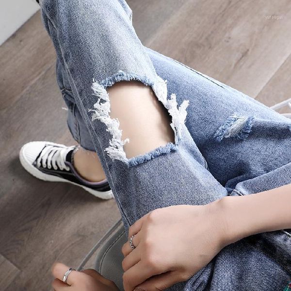 womens high waist jeans with holes for 2020 fashion trends ankle trousers jeans petite female ladies cropped vintage denim pants1, Blue
womens high waist jeans with holes for 2020 fashion trends ankle trousers jeans petite female ladies cropped vintage denim pants1, Blue