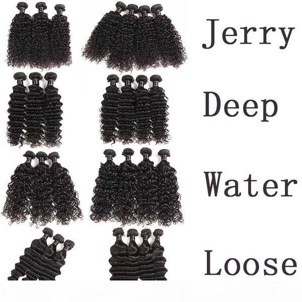 brazilian remy hair 3 4 bundles deep water loose wave jerry curly malaysian virgin human hair wefts peruvian hair extensions, Black
brazilian remy hair 3 4 bundles deep water loose wave jerry curly malaysian virgin human hair wefts peruvian hair extensions, Black