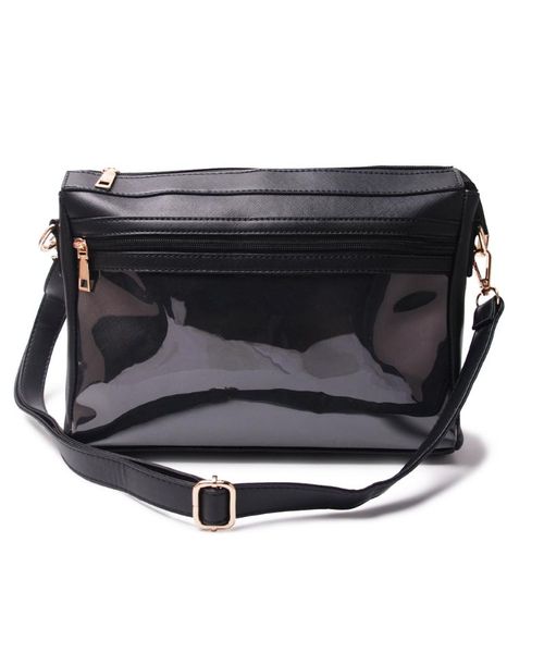 beach black solid pvc crossbody bag apricot canvas clutch with shoulder dom1024