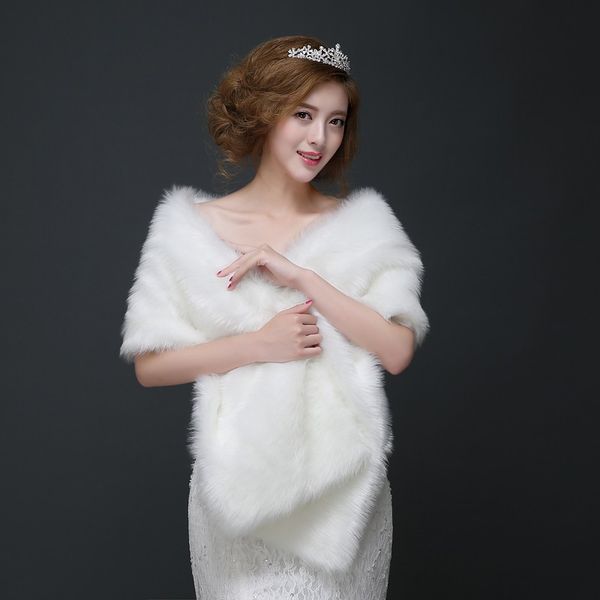 winter bride wedding dress wraps wool shawl cheongsam performance long cloak scarf thick warm women' models, White
winter bride wedding dress wraps wool shawl cheongsam performance long cloak scarf thick warm women' models, White
