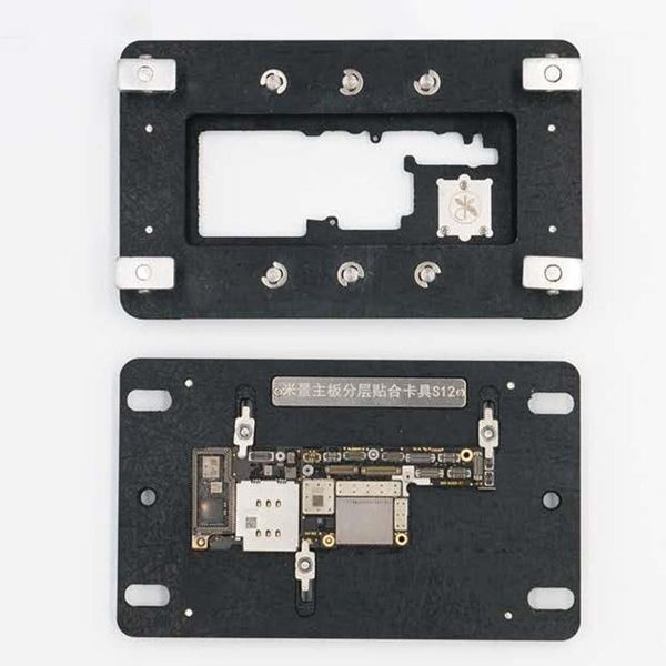 mj s12 motherboard positioning rework jig fixture pcb locking bga soldering platform for x xs max soldering repair tool1
mj s12 motherboard positioning rework jig fixture pcb locking bga soldering platform for x xs max soldering repair tool1