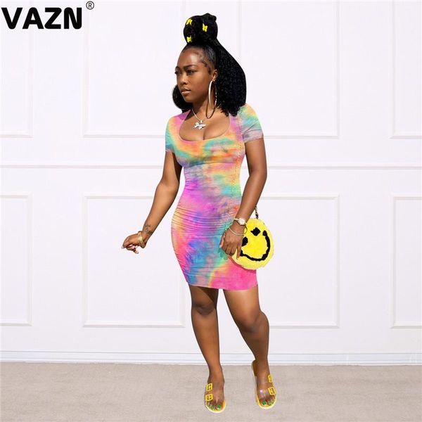 party dresses vazn high street 2021 summer lady 5 colors print mini dress short sleeve square neck sheath young fashion1, White;black
party dresses vazn high street 2021 summer lady 5 colors print mini dress short sleeve square neck sheath young fashion1, White;black