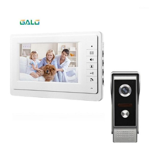 7" wired video door phone system visual intercom doorbell with 1*800x480 monitor + 1*700tvl outdoor camera for home surveillance1
7" wired video door phone system visual intercom doorbell with 1*800x480 monitor + 1*700tvl outdoor camera for home surveillance1