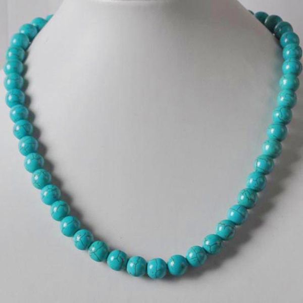 мода howlite круглые бусины ожерелье 18 дюймов ювелирных изделий для подарка f209, Silver
мода howlite круглые бусины ожерелье 18 дюймов ювелирных изделий для подарка f209, Silver