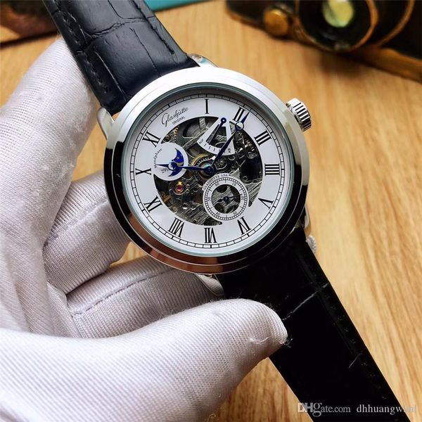2021super personality full hollow-out automatic watch german famous brand men's leather watches 40mm men's exquisite satch, Slivery;brown
2021super personality full hollow-out automatic watch german famous brand men's leather watches 40mm men's exquisite satch, Slivery;brown