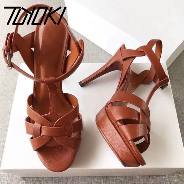 tuyoki summer new real leather sandals women heel 14 cm platform shoes fashion party club women footwear size 34-41 y200405, Black
tuyoki summer new real leather sandals women heel 14 cm platform shoes fashion party club women footwear size 34-41 y200405, Black