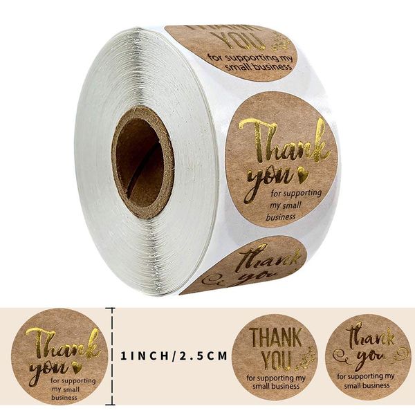 500pcs gold foil 2.5cm thank you kraft paper stickers round labels gift bag box diy decoration stationery stickers qylhuu mywjqq
500pcs gold foil 2.5cm thank you kraft paper stickers round labels gift bag box diy decoration stationery stickers qylhuu mywjqq