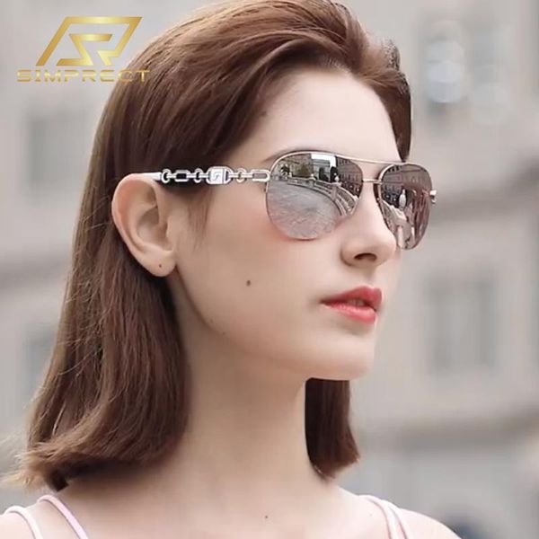 simprect 2020 retro pilot sunglasses women anti-blue light uv400 mirror driver's sun glasses brand shades for women, White;black
simprect 2020 retro pilot sunglasses women anti-blue light uv400 mirror driver's sun glasses brand shades for women, White;black