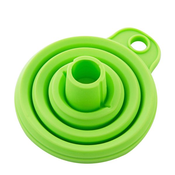 food grade silicone fold funnel telescopic long necked liquid hopper opp package sell well with green blue color 1 15rl j1
food grade silicone fold funnel telescopic long necked liquid hopper opp package sell well with green blue color 1 15rl j1