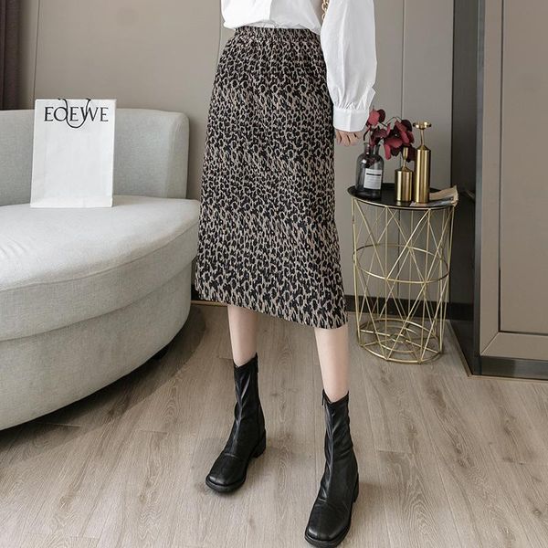 skirts 2021 autumn and winter elegant women's retro casual elastic waist ladies leopard print skirt slit midi female, Black
skirts 2021 autumn and winter elegant women's retro casual elastic waist ladies leopard print skirt slit midi female, Black