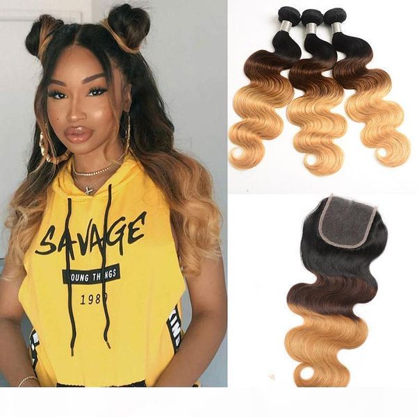 brazilian virgin hair 1b 4 27 body wave 3 bundles with 4x4 lace closure 4 pieces lot human hair ombre color 1b 4 27, Black;brown
brazilian virgin hair 1b 4 27 body wave 3 bundles with 4x4 lace closure 4 pieces lot human hair ombre color 1b 4 27, Black;brown