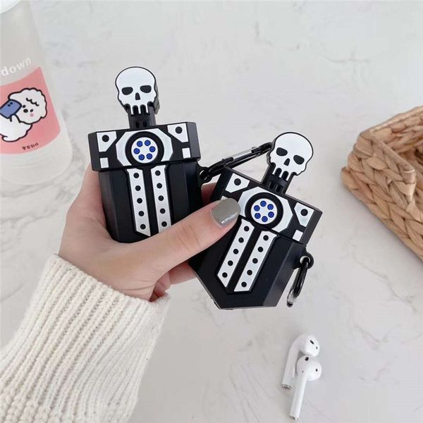 3d funny skeleton sword headphone case for apple airpods 1/2 silicone protection wireless earphone cover accessories with hook
3d funny skeleton sword headphone case for apple airpods 1/2 silicone protection wireless earphone cover accessories with hook