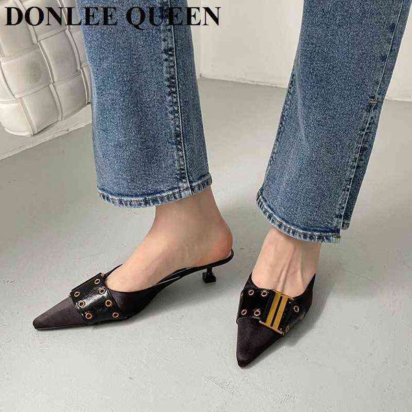 slippers fashion brand mules women slippers low heel pointed toe slides spring slip on flip flops outdoor slipper sandal zapatillas mujer 22, Black
slippers fashion brand mules women slippers low heel pointed toe slides spring slip on flip flops outdoor slipper sandal zapatillas mujer 22, Black