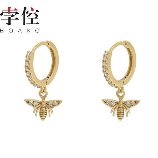 hoop & huggie boako mini bee earrings hoops 100% 925 sterling silver for women gold jewelry fashion zircon anillos pendientes, Golden;silver
hoop & huggie boako mini bee earrings hoops 100% 925 sterling silver for women gold jewelry fashion zircon anillos pendientes, Golden;silver