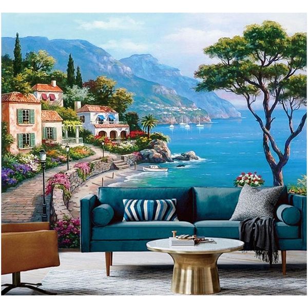 custom 3d mural wallpaper mediterranean oil painting landscape wall papers home decor living room sofa tv back sqcipv home_hot
custom 3d mural wallpaper mediterranean oil painting landscape wall papers home decor living room sofa tv back sqcipv home_hot