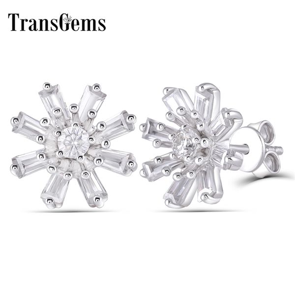 transgems solid 14k 585 white gold center 3mm f color moissanite with baguette accents snow stud earrings push back for women y200620, Golden;silver
transgems solid 14k 585 white gold center 3mm f color moissanite with baguette accents snow stud earrings push back for women y200620, Golden;silver