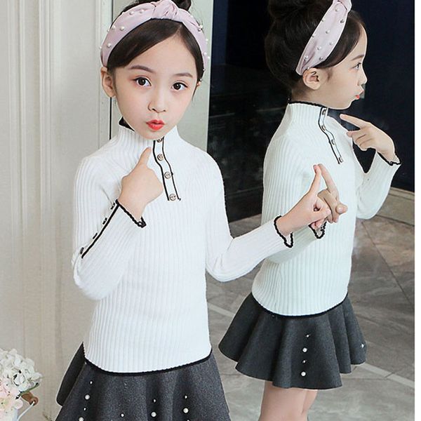 new knit solid turtleneck sweater for teenage girls knitting long sleeve clothing children school pullover outerwears 201109, Blue
new knit solid turtleneck sweater for teenage girls knitting long sleeve clothing children school pullover outerwears 201109, Blue