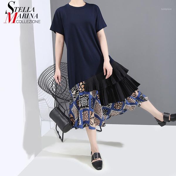 new 2020 korean style women blue patchwork dress colorful print hem ruffle ladies casual cute streetwear loose midi dress 60881, Black;gray
new 2020 korean style women blue patchwork dress colorful print hem ruffle ladies casual cute streetwear loose midi dress 60881, Black;gray