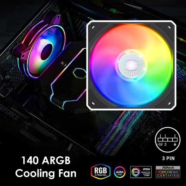 140mm argb lighting pc case fan led chassis cooling fan for deskcomputer video graphics card water cooler radiator
140mm argb lighting pc case fan led chassis cooling fan for deskcomputer video graphics card water cooler radiator