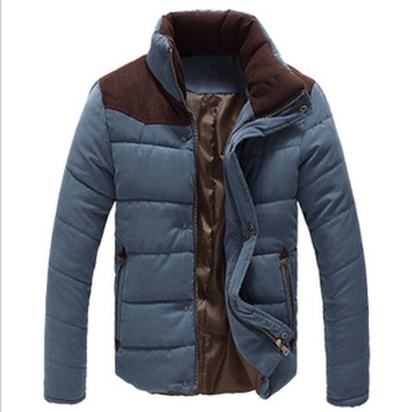brand winter men's jackets cotton padded thickening overcoat for male jacket outer wear clothing garment kg-845, Black
brand winter men's jackets cotton padded thickening overcoat for male jacket outer wear clothing garment kg-845, Black
