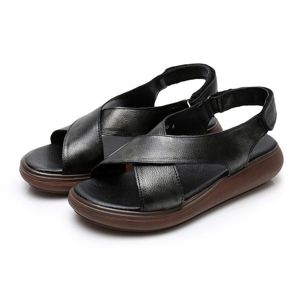 sandals summer women shoes black genuine leather platform hollow flat casual ladies simple mom
sandals summer women shoes black genuine leather platform hollow flat casual ladies simple mom