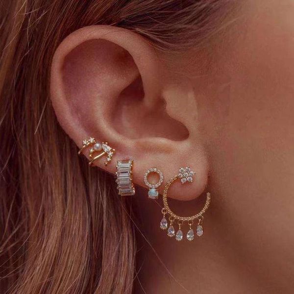 5шт / комплект богемный стиль moon star rhinestone серьги стержня для женщин кристалл жемчужное себе серьги отдыха партии ювелирных подарков, Golden;silver
5шт / комплект богемный стиль moon star rhinestone серьги стержня для женщин кристалл жемчужное себе серьги отдыха партии ювелирных подарков, Golden;silver