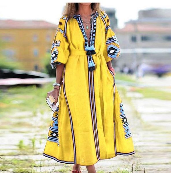 autumn three-quarter puff sleeve long dress women v neck tassel party dress 2021 elegant floral print patchwork loose dress xxl, Black;gray
autumn three-quarter puff sleeve long dress women v neck tassel party dress 2021 elegant floral print patchwork loose dress xxl, Black;gray