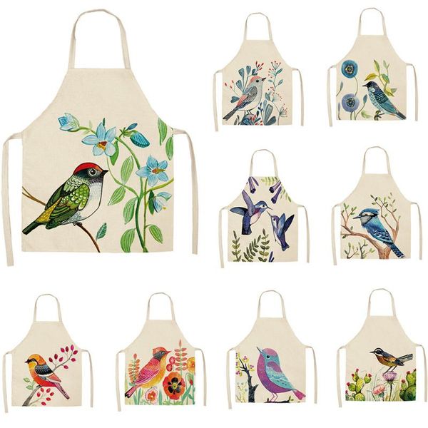 aprons parent-child kitchen apron colorful cartoon bird print sleeveless cotton linen for kids men women home cleaning tools
aprons parent-child kitchen apron colorful cartoon bird print sleeveless cotton linen for kids men women home cleaning tools