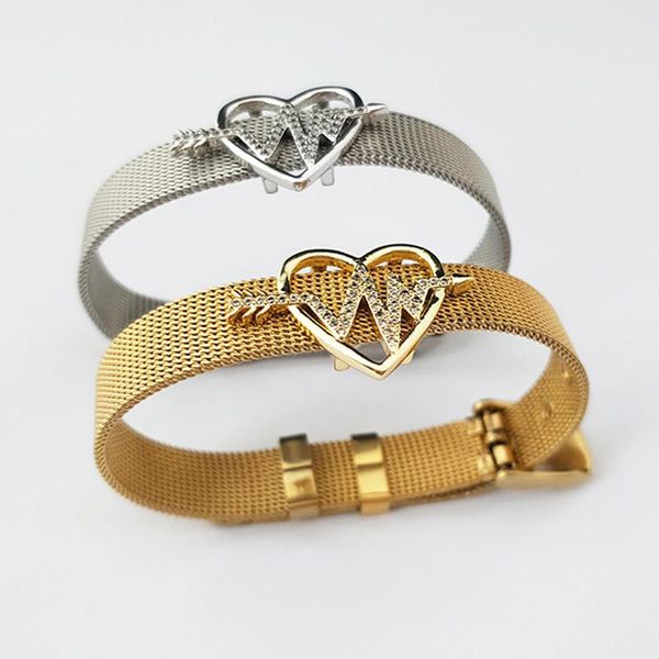 5pcs fashion jewelry watch belt bracelet,micro pave cz heart cupid's arrow connector charm adjustable bangle for xmas gift bg271, Black
5pcs fashion jewelry watch belt bracelet,micro pave cz heart cupid's arrow connector charm adjustable bangle for xmas gift bg271, Black