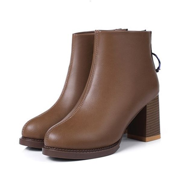 2021 new women's fashion prawn heel round foot platforms zapatos dirt bomb from cycle leather mujer boots stt8, Black
2021 new women's fashion prawn heel round foot platforms zapatos dirt bomb from cycle leather mujer boots stt8, Black