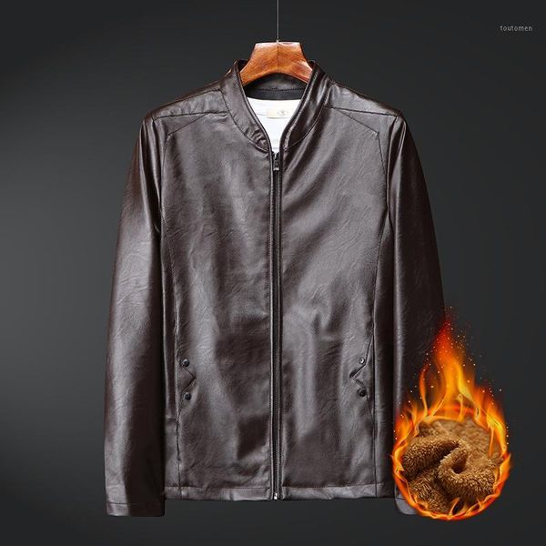 style men's leather jacket with stand-up collar motorcycle for autumn and winter1, Black
style men's leather jacket with stand-up collar motorcycle for autumn and winter1, Black