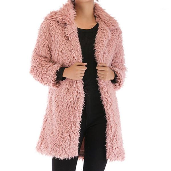 2019 autumn winter women fur coat plus size covered button furry faux fur coats women's long loose soft overcoat#j301, Black
2019 autumn winter women fur coat plus size covered button furry faux fur coats women's long loose soft overcoat#j301, Black