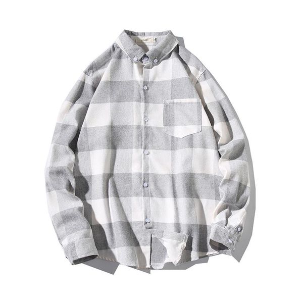 men's casual shirts plaid shirt men turn-down collar long sleeve autumn male harajuku vintage chemise homme plus size -5xl, White;black
men's casual shirts plaid shirt men turn-down collar long sleeve autumn male harajuku vintage chemise homme plus size -5xl, White;black