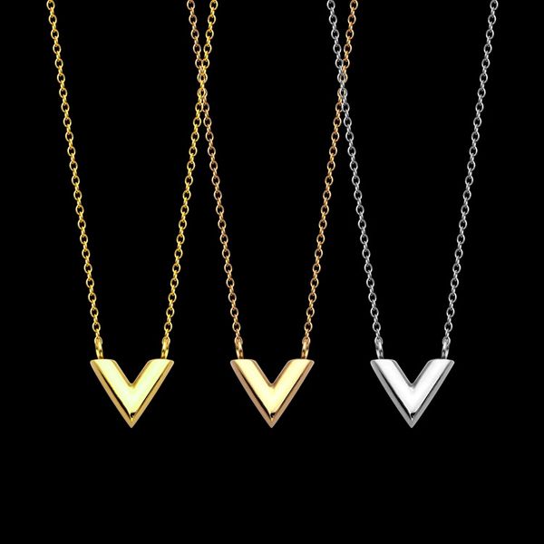 2020 design v letter necklace for woman stainless steel accessories zircon heart love necklace for women jewelry gift no box, Silver
2020 design v letter necklace for woman stainless steel accessories zircon heart love necklace for women jewelry gift no box, Silver