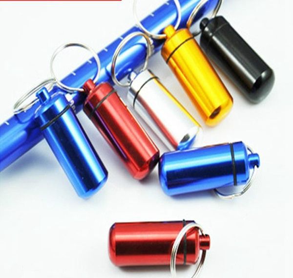 100pcs/lot 48*17mm aluminum pill box case bottle holder container keychain key chain key ring storage jar sqchihx bdehair
100pcs/lot 48*17mm aluminum pill box case bottle holder container keychain key chain key ring storage jar sqchihx bdehair