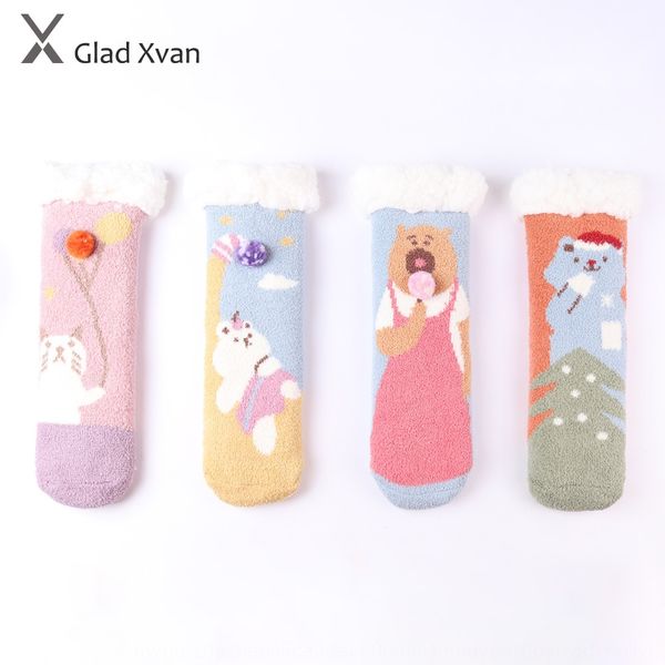 20 years new autumn and winter kids children's kids super thick cashmere cartoon terry household children's socks winter snow sock, Black
20 years new autumn and winter kids children's kids super thick cashmere cartoon terry household children's socks winter snow sock, Black