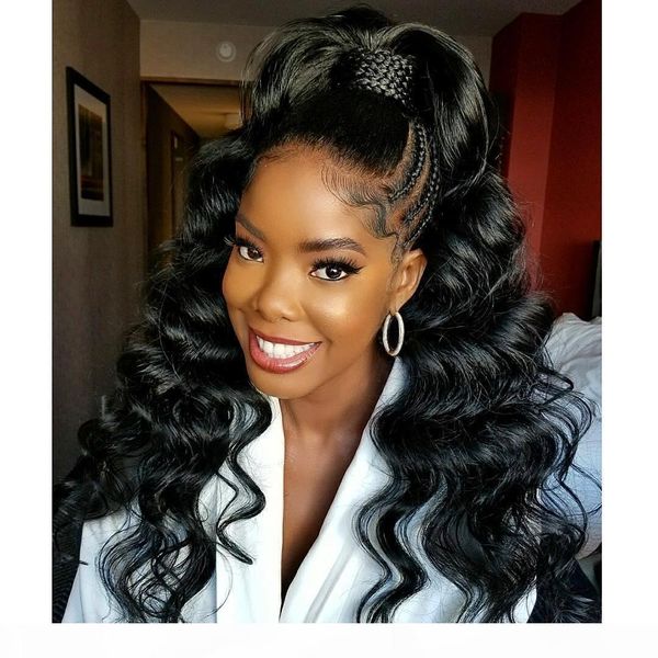 high ponytail human hair wig body wave virgin glueless full lace wigs brazilian lace front wigs for black women with baby hair, Black;brown
high ponytail human hair wig body wave virgin glueless full lace wigs brazilian lace front wigs for black women with baby hair, Black;brown