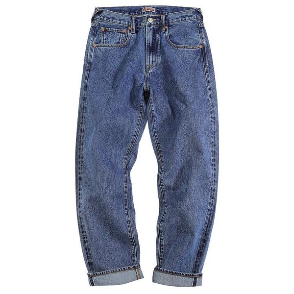 men's jeans mbbcar loose wide leg vintage primary colours blue red line denim micro cone slacks 7207
men's jeans mbbcar loose wide leg vintage primary colours blue red line denim micro cone slacks 7207