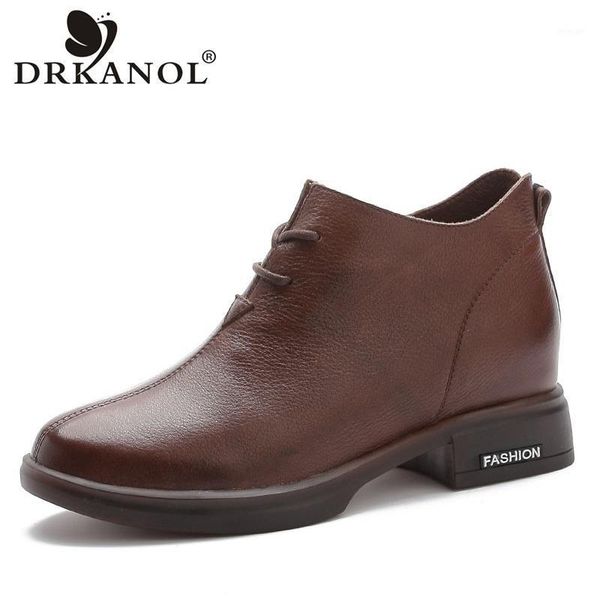 boots drkanol 2021 fashion autumn women ankle genuine leather casual shoes retro flat heel comfortable short boots1, Black
boots drkanol 2021 fashion autumn women ankle genuine leather casual shoes retro flat heel comfortable short boots1, Black