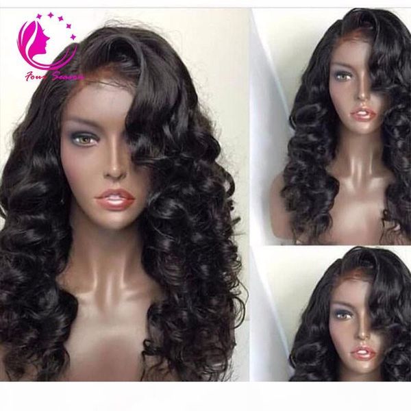 natural hairline brazilian glueless full lace wigs human hair front lace wigs wavy natural color with baby hair for black women, Black;brown
natural hairline brazilian glueless full lace wigs human hair front lace wigs wavy natural color with baby hair for black women, Black;brown