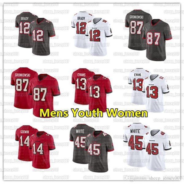 new custom 12 tom brady jersey tampa bay buccaneer 87 rob gronkowski 14 chris godwin 45 devin white 13 mike evans football, Black;red
new custom 12 tom brady jersey tampa bay buccaneer 87 rob gronkowski 14 chris godwin 45 devin white 13 mike evans football, Black;red